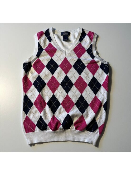 Brooks Brothers Jackets & Blazers - Brooks Brothers 346 Supima Cotton Pink Argyle Back to School Preppy Sweater Vest